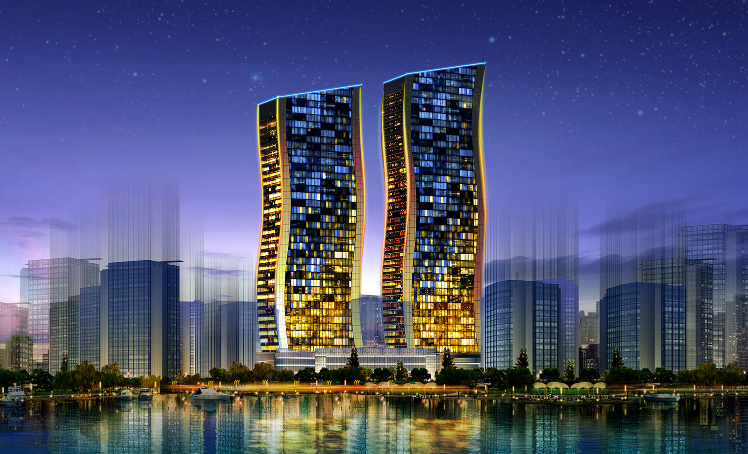 catamaran towers bahrain